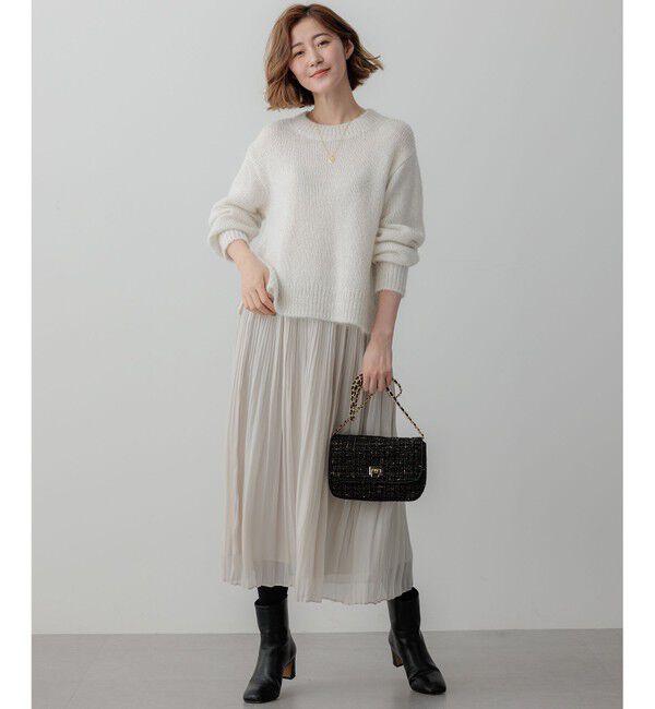 23区「【洗える】シャイニープリーツ スカート」|スカート|