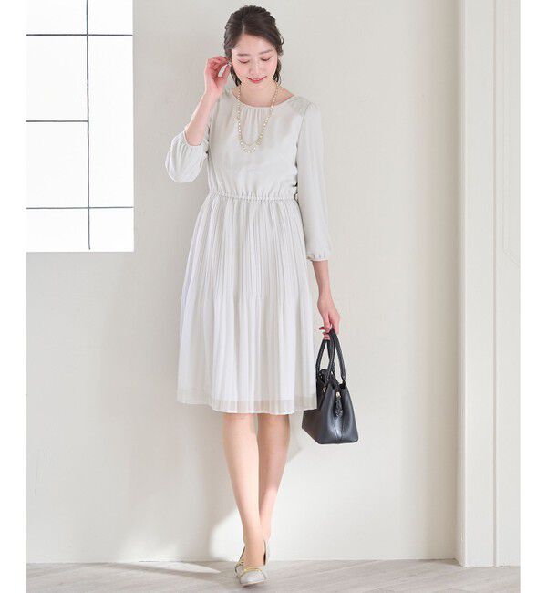 ANY SIS「【洗える】フェミニンプリーツ ワンピース」|ワンピース|