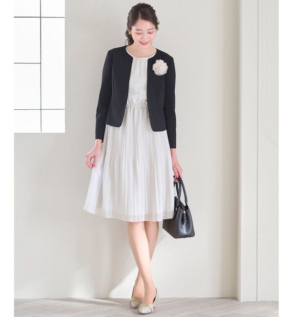 ANY SIS「【洗える】フェミニンプリーツ ワンピース」|ワンピース|