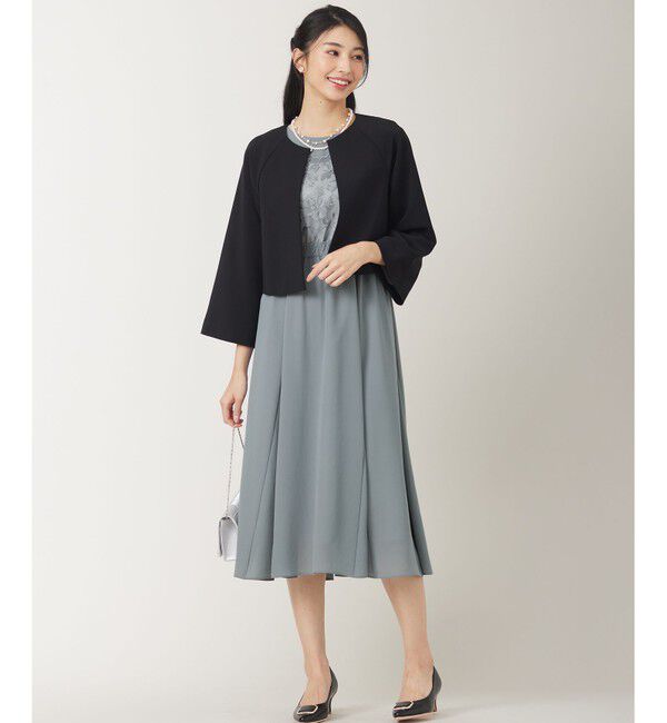 ANY SIS「【洗える】フラワー刺繍パーツ ワンピース」|ドレス|