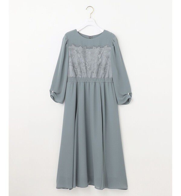 ANY SIS「【洗える】フラワー刺繍パーツ ワンピース」|ドレス|