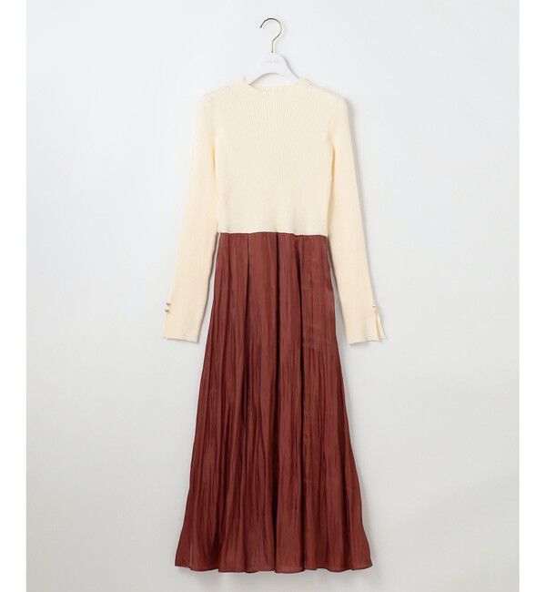 any SiS「【洗える】オーロラサテンコンビ ワンピース」|ワンピース|