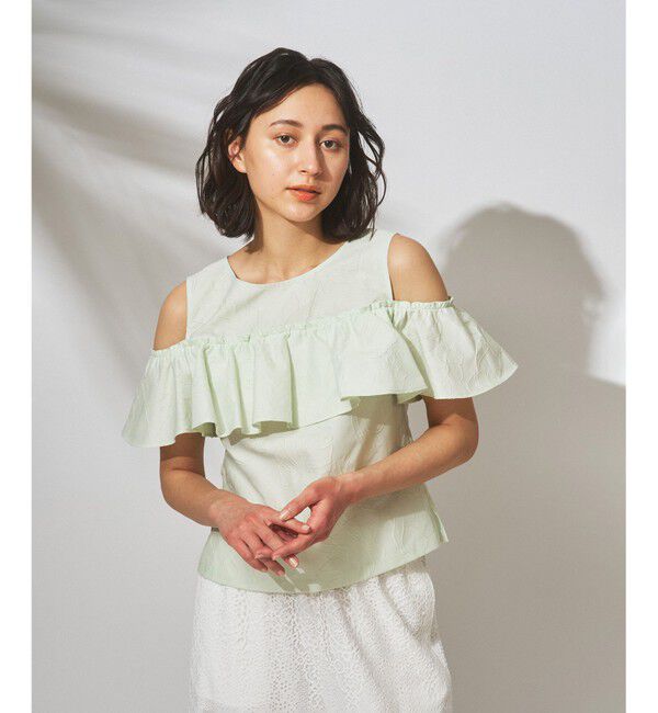  「オフショルダーJQトップ」|シャツ・ブラウス|ﾗｲﾄｸﾞﾘ