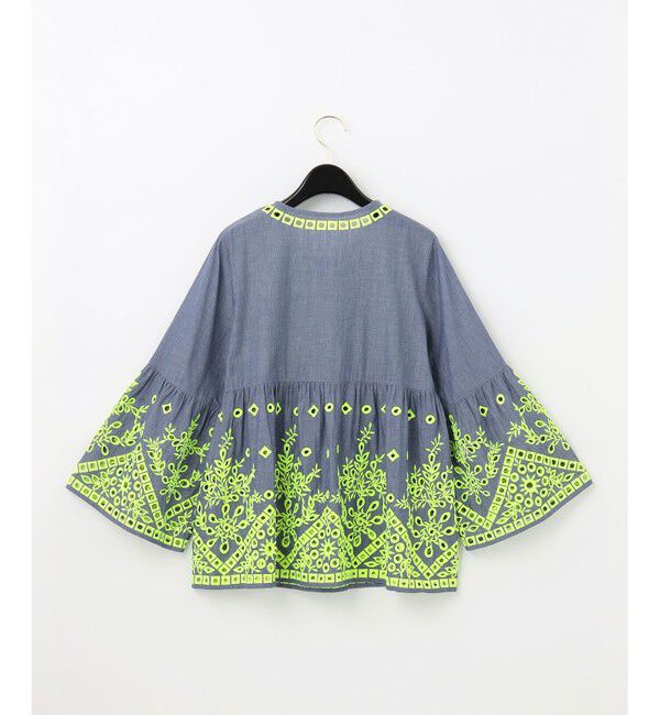 GRACE CONTINENTAL「カットワークフレアトップ」|シャツ・ブラウス|