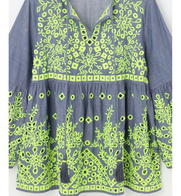 GRACE CONTINENTAL「カットワークフレアトップ」|シャツ・ブラウス|