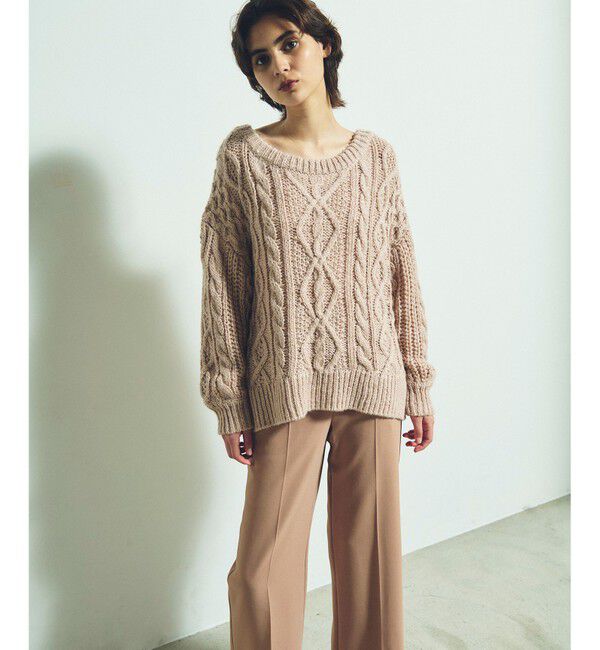Grace Class「スパングルケーブルニット」|ニット・セーター|