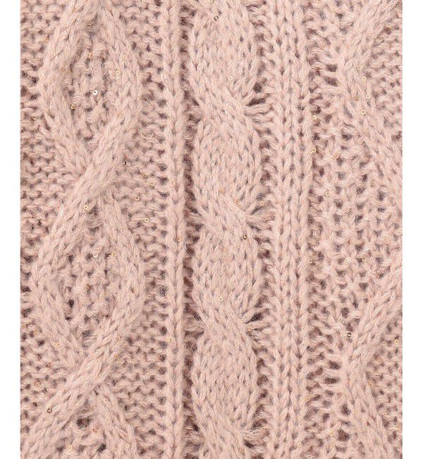 Grace Class「スパングルケーブルニット」|ニット・セーター|