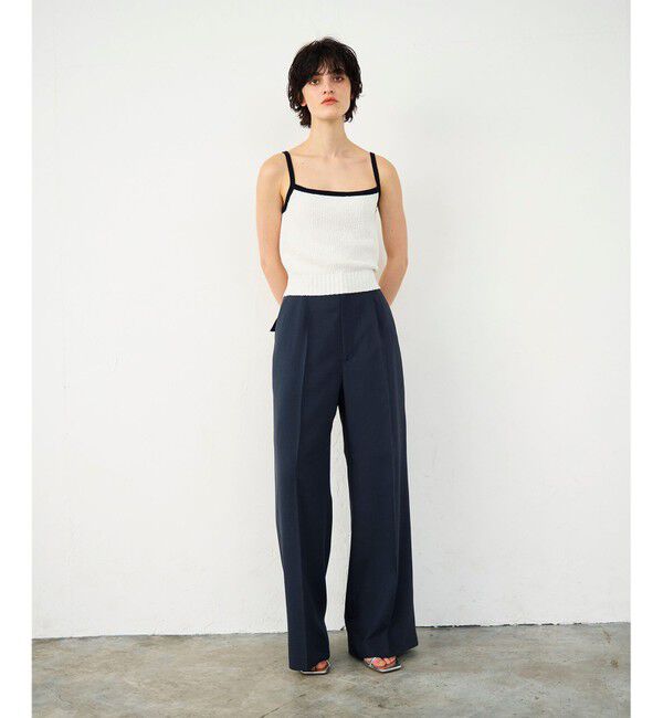 Diagram「バイカラーニットノースリーブ」|その他|ホワイト