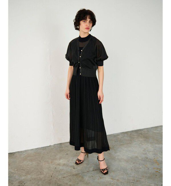 Diagram「ラメシアードルマンニットカーディガン」|カーディガン|