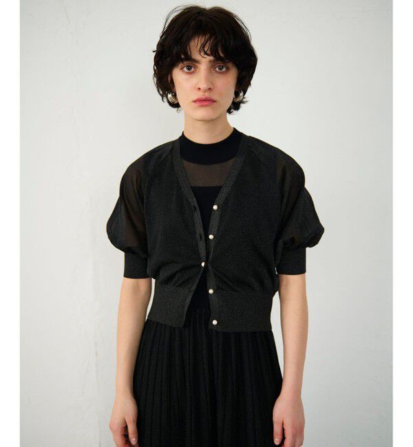 Diagram「ラメシアードルマンニットカーディガン」|カーディガン|