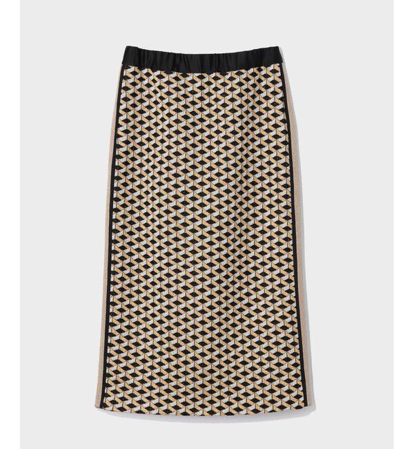 Grace Class「ラメジャガードラインスカート」|スカート|