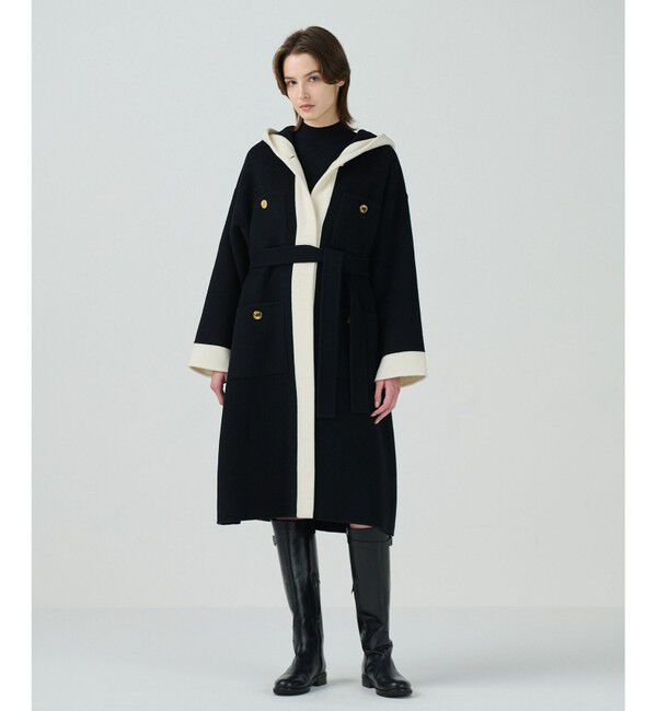 Grace Class「ラインフードリバーコート」|その他|ブラック