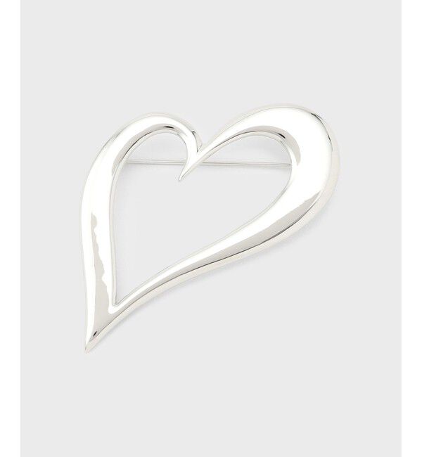 GRACE CONTINENTAL「ハートチャンキーブローチ」|ブローチ・コサージュ|シルバー
