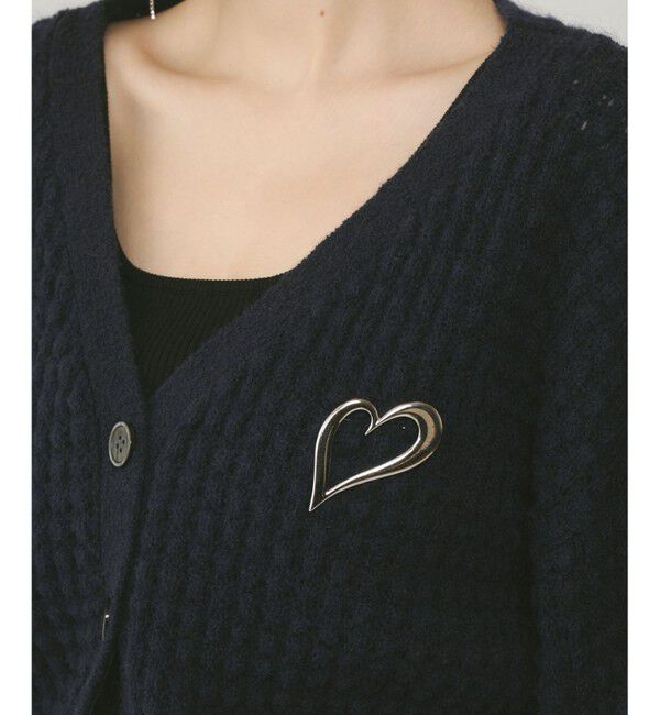 GRACE CONTINENTAL「ハートチャンキーブローチ」|ブローチ・コサージュ|