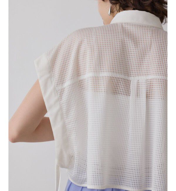 Diagram「メッシュポンチョシャツ」|シャツ・ブラウス|