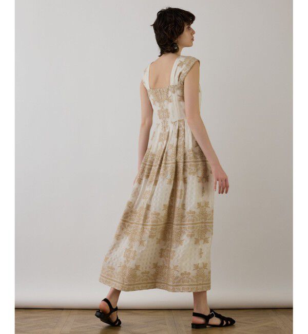 GRACE CONTINENTAL「フレームジャガードドレス」|ワンピース|