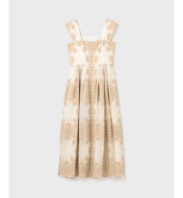 GRACE CONTINENTAL「フレームジャガードドレス」|ワンピース|