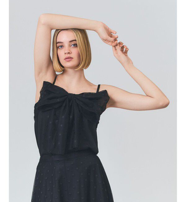 Grace Class「ドットボウタイキャミ」|キャミソール|