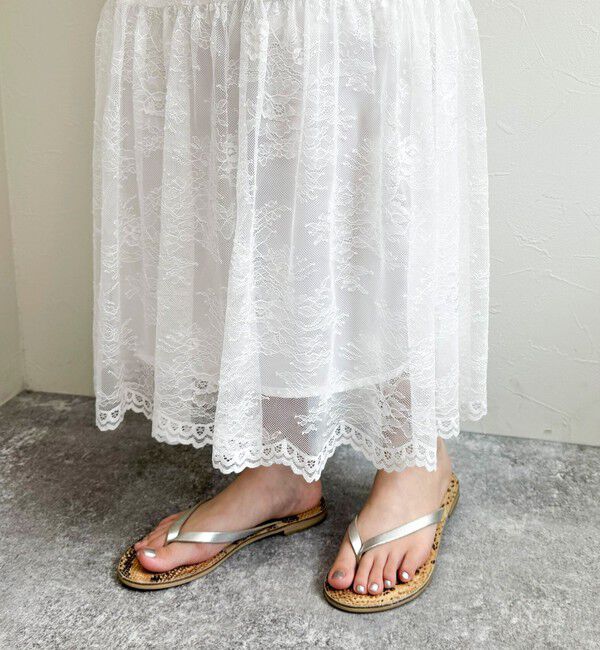 fredy emue「2WAYスカラレースギャザースカート」|スカート|