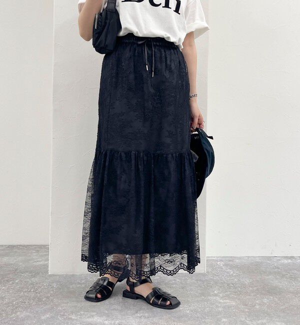 fredy emue「2WAYスカラレースギャザースカート」|スカート|