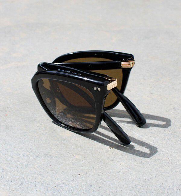 GLOSTER「【GLOSTER/グロスター】折りたたみサングラス」|サングラス|ブラウン