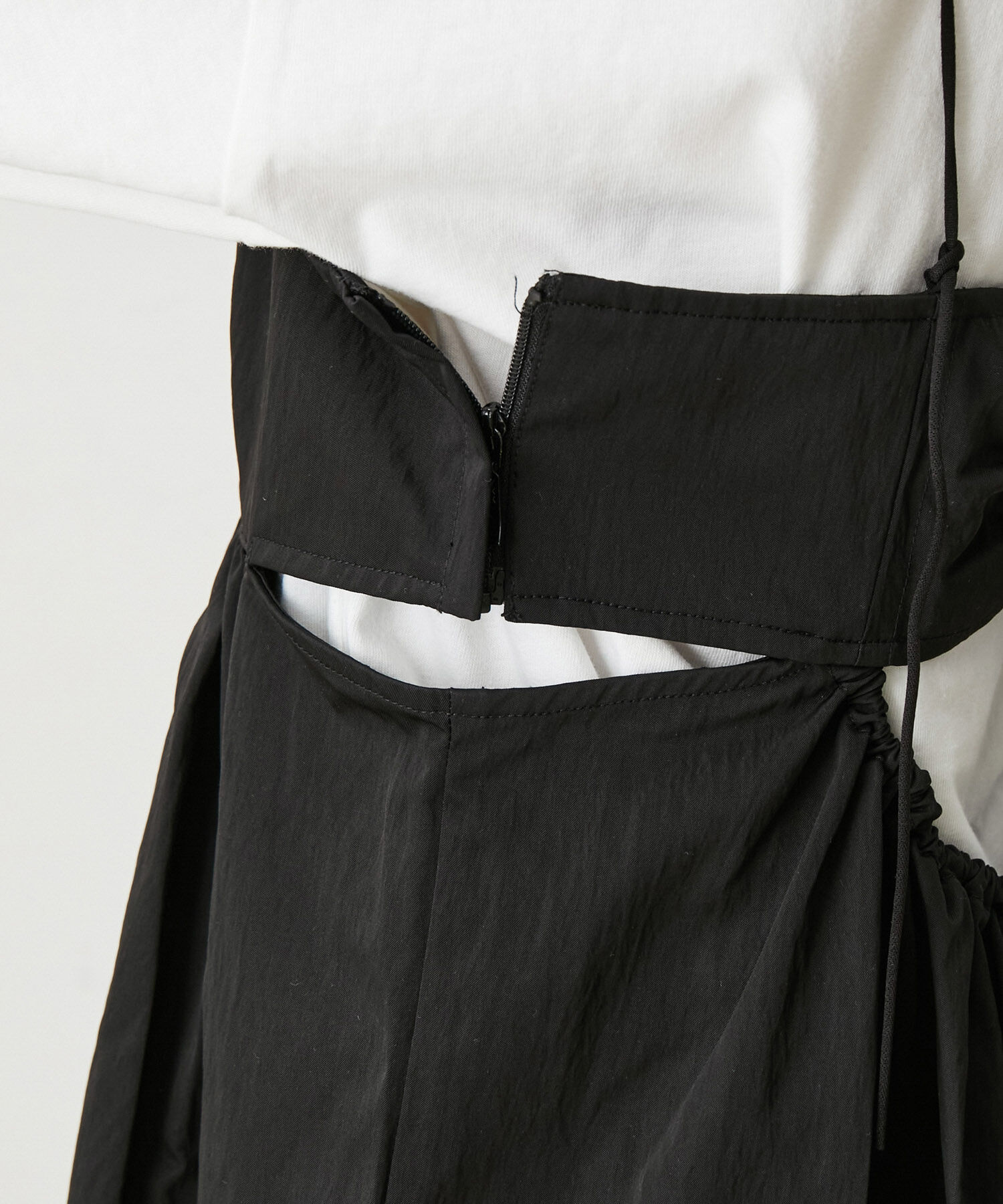 VIS「【洗える】サイド開きロングキャミワンピース」|ワンピース|