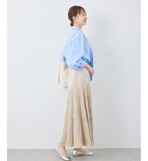 Rope&rsquo;Picnic「【emur/エミュール】ベロアプリーツスカート」|スカート|