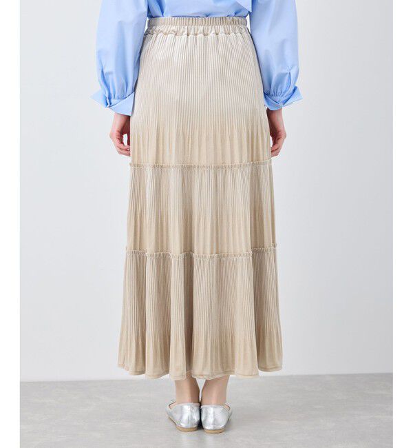 Rope&rsquo;Picnic「【emur/エミュール】ベロアプリーツスカート」|スカート|