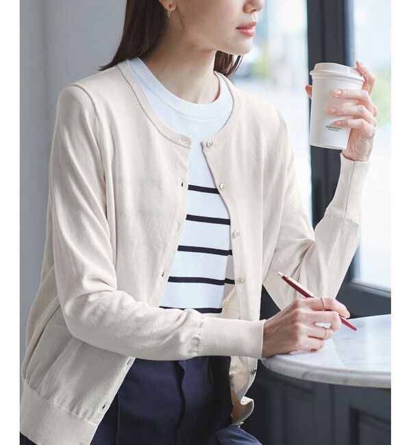 Rope&rsquo;Picnic「【UVカット・吸水速乾・遮熱】Comfort Seriesコンフォートシリーズ/カーディガン」|カーディガン|