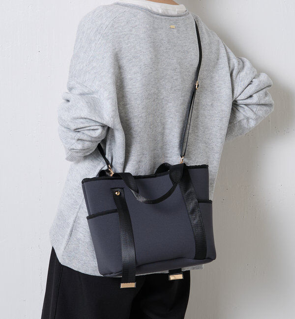  「《新色登場》【PAPILLONNER/パピヨネ】ミニウエットダブルポケットトート」|トートバッグ|