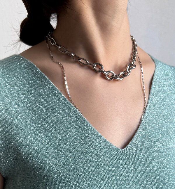  「前後2WAYラメニットタンク」|ニット・セーター|