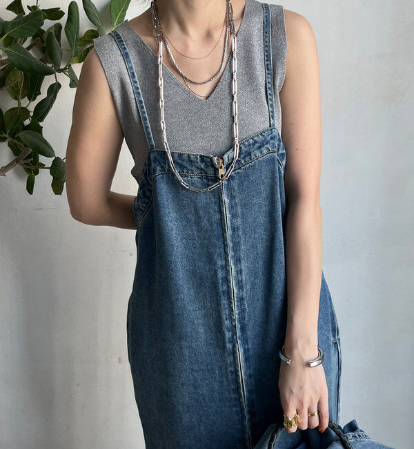  「前後2WAYラメニットタンク」|ニット・セーター|