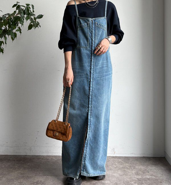  「デニムキャミジャンスカ」|ワンピース|