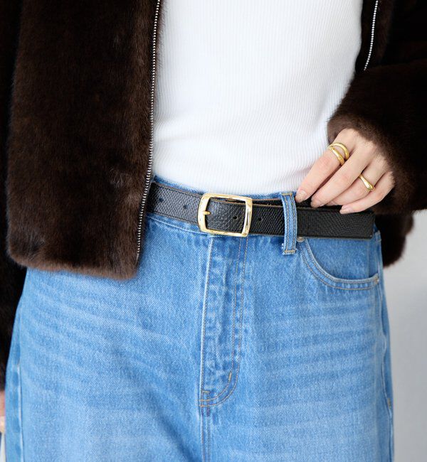  「【MONN.:.(モン)】SHIHOコラボ型押しベルト」|ベルト|