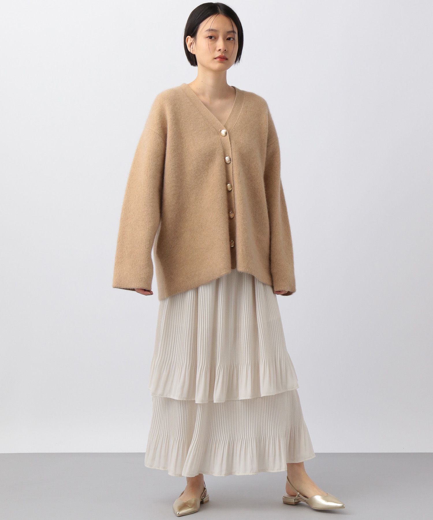 A part by 「ホソプリーツティアードスカート」|スカート|