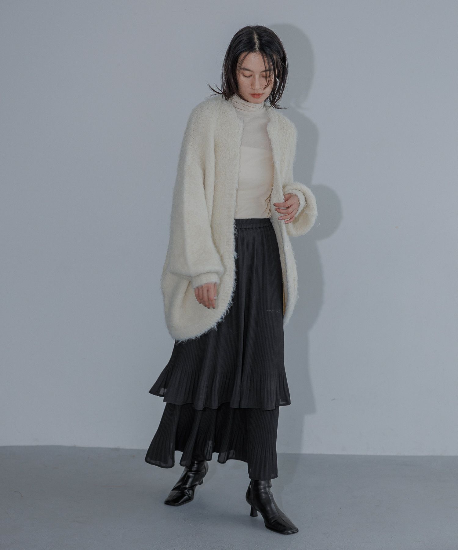 A part by 「ホソプリーツティアードスカート」|スカート|