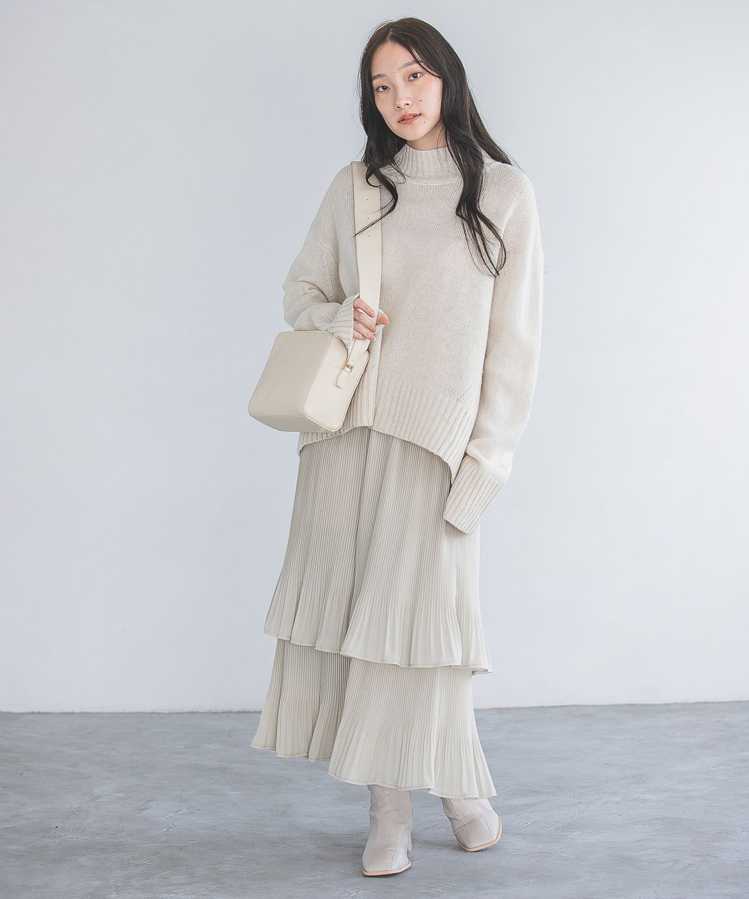 A part by 「ホソプリーツティアードスカート」|スカート|