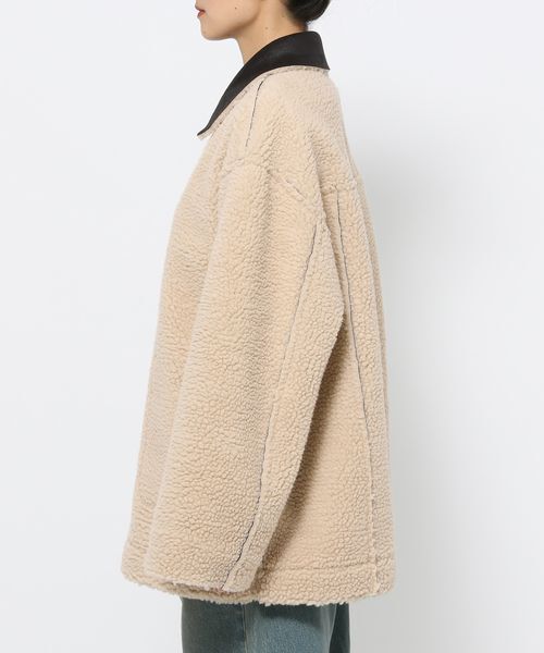 LOWRYS FARM「リバーシブルボアＺＩＰブルゾン」|ブルゾン・スタジャン|