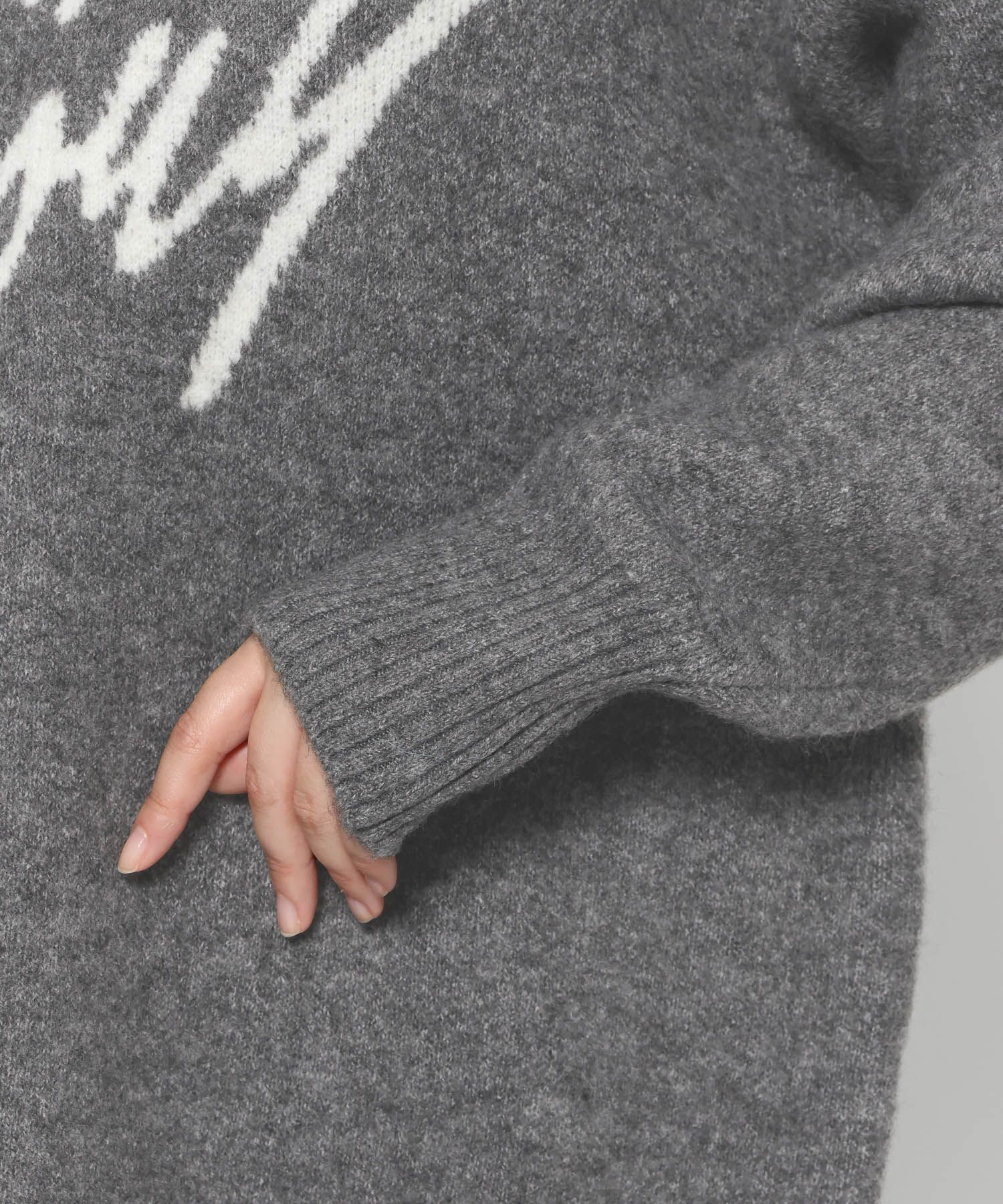 LOWRYS FARM「ロゴニットプルオーバーＬＳ」|ニット・セーター|