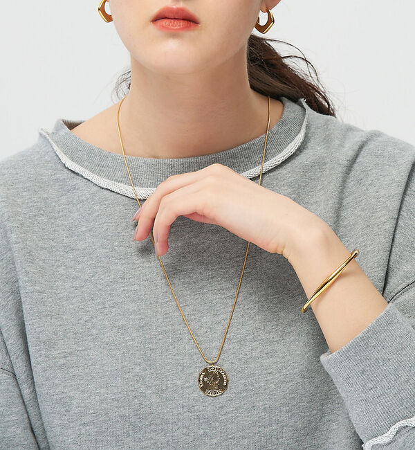 collex「【dignif】【金属アレルギー対応】コインネックレス」|ネックレス|