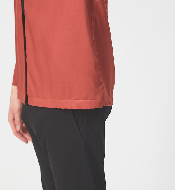 ABAHOUSE「T/R ストレッチツイル シャツカーディガン」|シャツ・ブラウス|