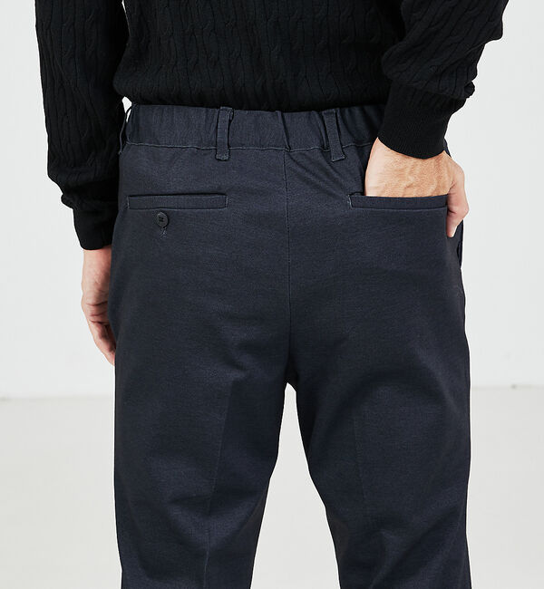 ABAHOUSE「【セットアップ対応】ポンチ イージー スラックス パンツ」|スラックス|