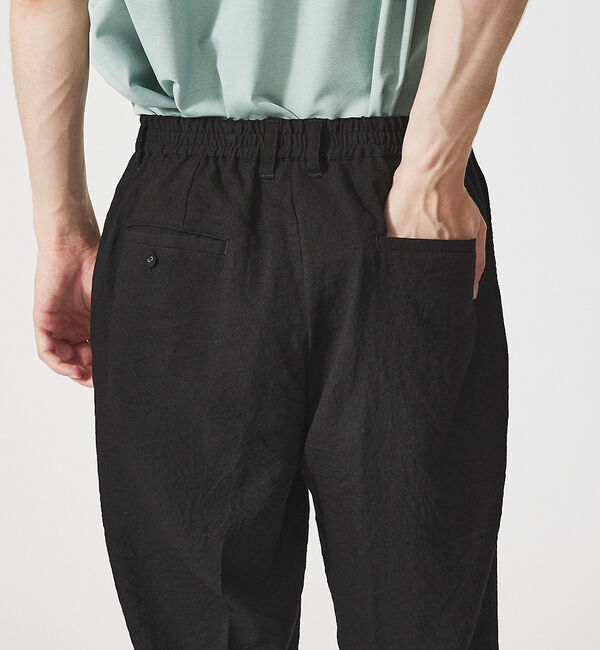 ABAHOUSE「【セットアップ対応】クレープ ストレッチ イージースラックス / ワイドパンツ」|その他|