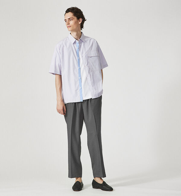 ABAHOUSE「【セットアップ対応】クレープ ストレッチ イージースラックス / ワイドパンツ」|その他|