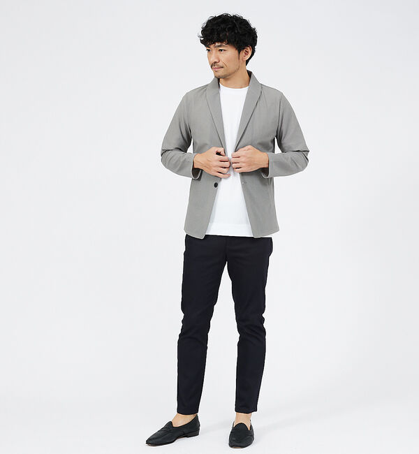 ABAHOUSE「ハニカムメッシュ　ショールブルゾン」|ブルゾン・スタジャン|