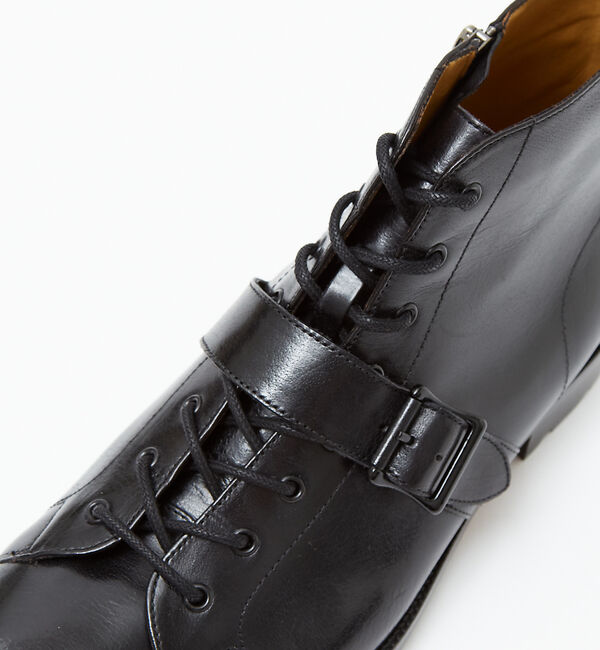 alfredoBANNISTER「【販売店舗限定】ベルトデザイン レースアップブーツ / ワークブーツ」|ショートブーツ|