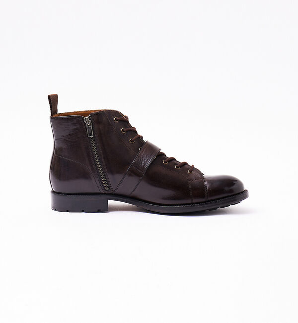 alfredoBANNISTER「【販売店舗限定】ベルトデザイン レースアップブーツ / ワークブーツ」|ショートブーツ|