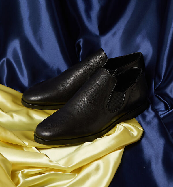 alfredoBANNISTER「【定番木型】サイドゴア レザースリッポン」|その他|ブラック