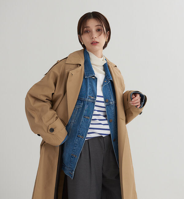 Rouge vif「変形トレンチコート」|トレンチコート|