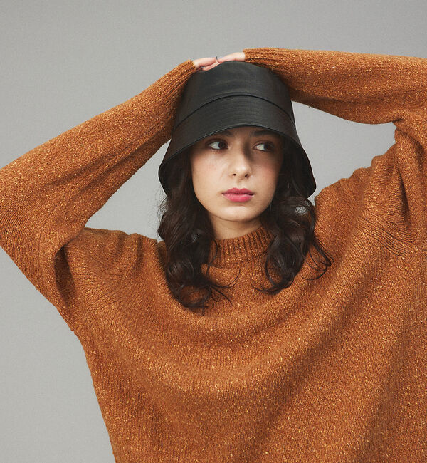 Rouge vif「【RUBEN/ルーベン】フェイクレザーバケットハット/RUS-8211」|その他|ブラック